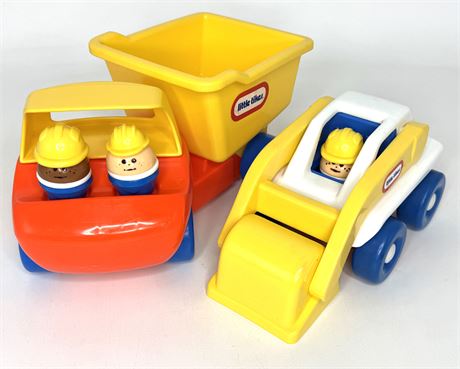 Early 1990’s Little Tikes Trucks and Little People