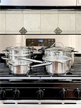 THE COOKS BAZAAR / WEAREVER ~ Stainless Steel Cookware ~ 4 Assorted Pieces