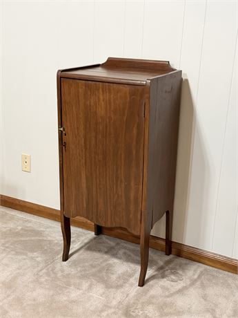 Antique Mahogany Sheet Music Cabinet
