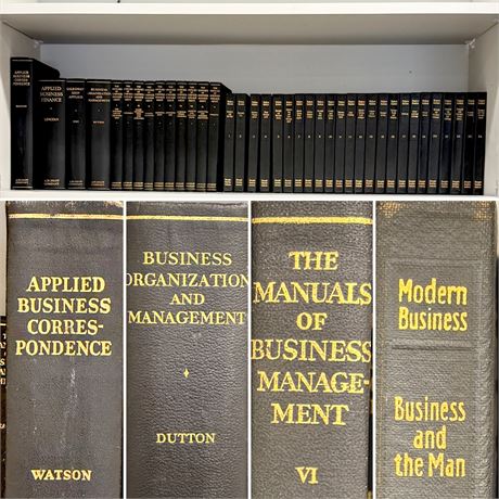 Collection Of (38) Vtg. Business Management