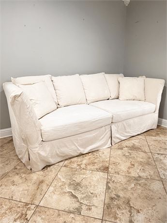 PACIFICA ~ Tailored Linen Slip Cover Sofa