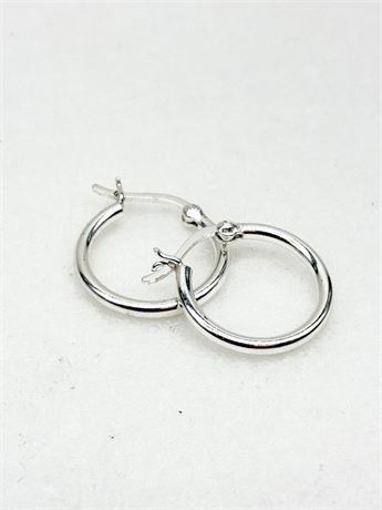 925 ~ Sterling Silver Hoop Earrings
