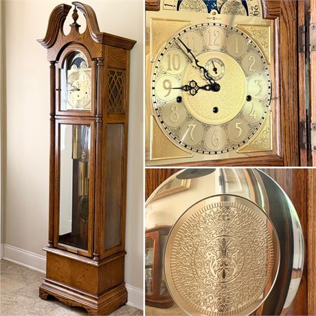 HOWARD MILLER ~ Solid Wood Grandfather Clock