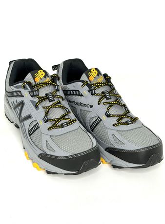 Men’s New Balance MT410SG4 Gray and Yellow Train Running Shows - Size 10.5