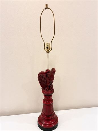 Red Eagle Table Lamp