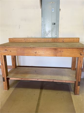 Solid Wood Workbench