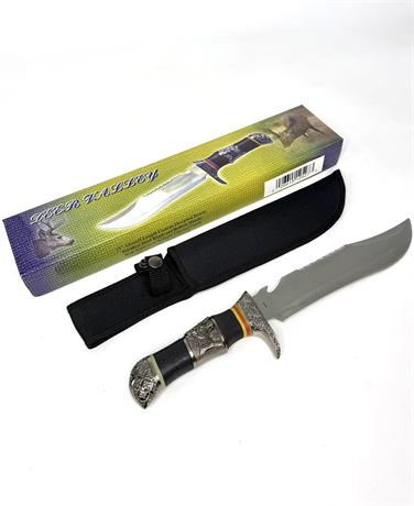 Deer Valley Bowie Knife with Nylon Sheath