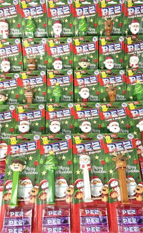 Lot of 28 Sealed Christmas Pez Dispensers