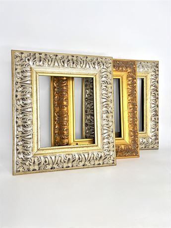 Set of 3 Gilded Frames
