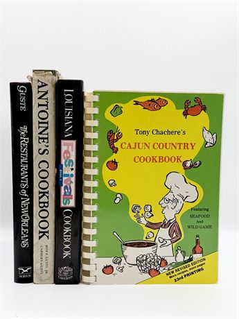 Collection Of (4) NOLA Cookbooks