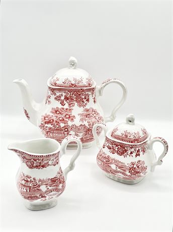 FAMCISCAN ~ Tonquin ~ 3 Piece Tea Set
