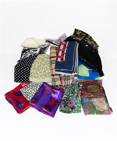 Vintage Silk Scarf Lot