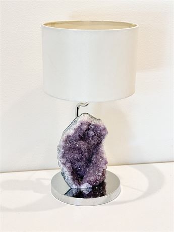 Amethyst Geode Table Lamp