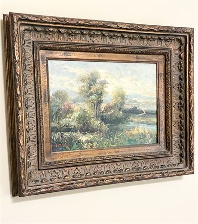 Scenery Framed Painting On Canvas