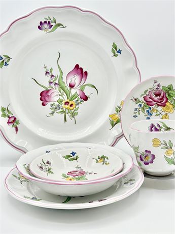 SPODE ~ Marlborough Sprays ~ 6 Piece Service For 4 ~ 24 Total Pieces