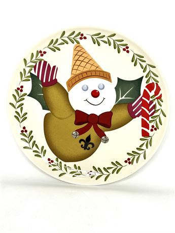 Mr. Bingle Saints Sweater Ironstone Platter by Noble Excellence