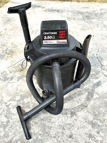 Sears Craftsman 16 Gallon Wet Dry Vacuum and Blower - 3.50 HP