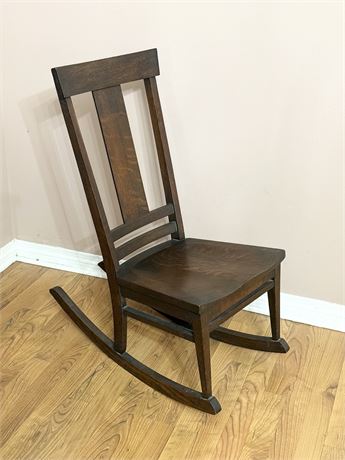 Tiger Oak Rocking Chair