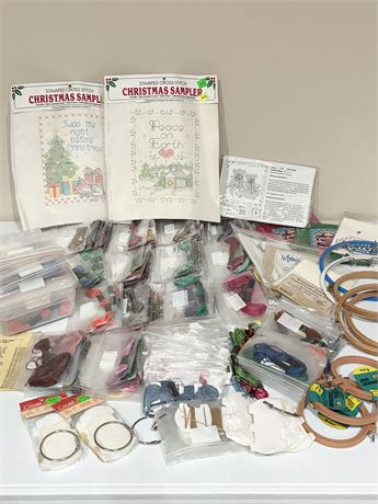 Assorted Embroidery Supplies