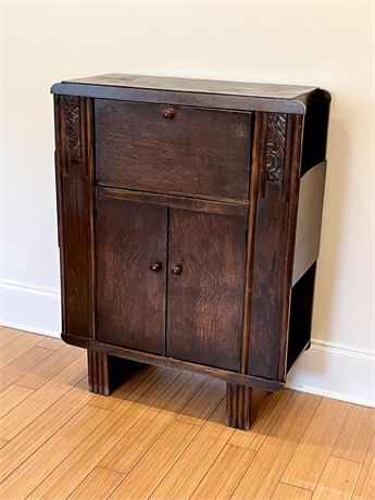 Solid Wood Cocktail Drink Cabinet