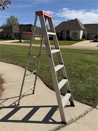 WERNER ~ 6’ Aluminum Step Ladder