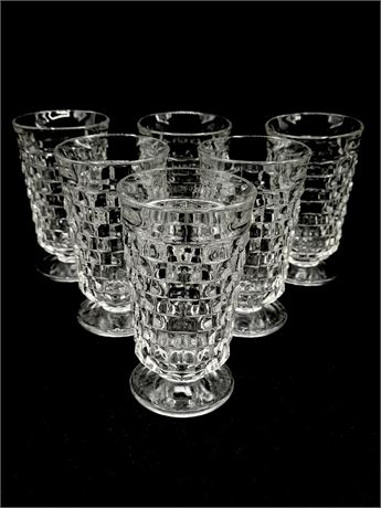 COLONY ~ Whitehall Clear ~ Ice Tea Glasses Set Of 6