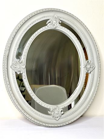 Ornate Oval Wall Mirror