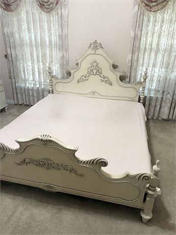 Custom-Built - European - Carved Bed ~ *Please Read Description