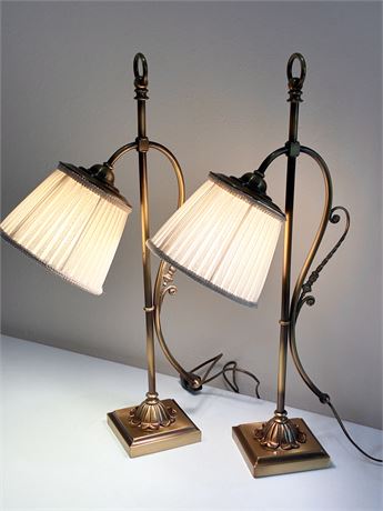 Pair of Double-Arm Table Lamps