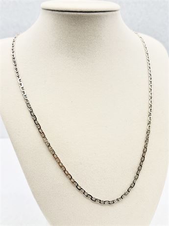 Sterling Silver 24” Mariner Chain