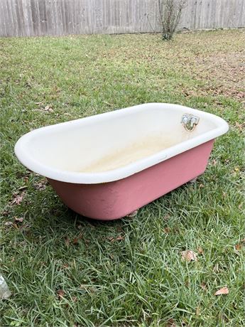 Cast Iron Footed Tub ~ Super Heavy