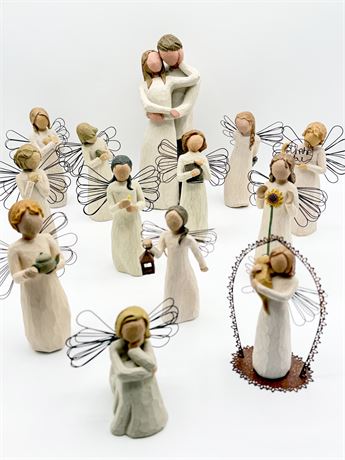 WILLOW TREE ~ Angel Figurines Set Of (13)