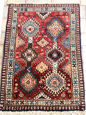 IKEA ~ “Yalameh” ~ Small Imported Hand-Knotted Wool Rug