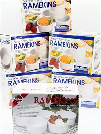 PROGRESSIVE ~ 6 Sets Of 6 ~ 36 Total Ramekins