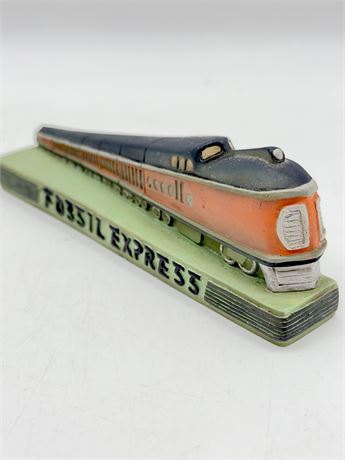 FOSSIL ~ Vtg. Mini Express Train Used For Advertising