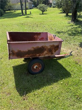 Metal Utility Dumping Cart / Wagon