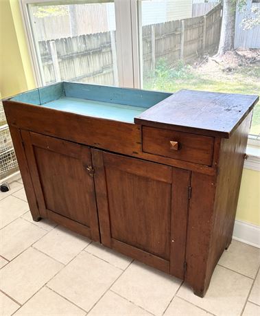 American Primitive Solid Wood Dry Sink