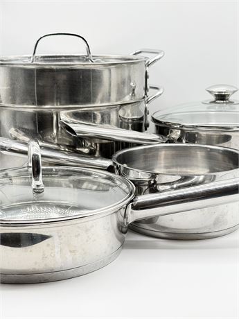 Stainless Steel Cookware Miscellaneous 4-Piece Set