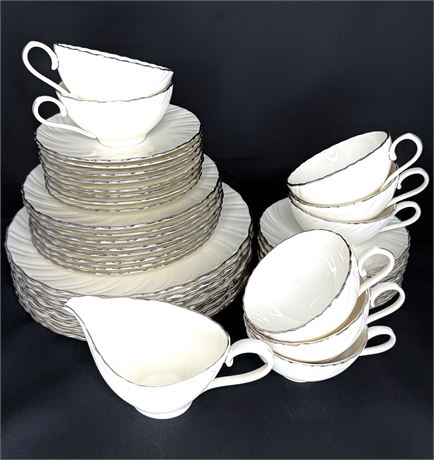 Lenox “Weatherly” China Set - 5 Pc Place Setting for 8 - Plus Creamer