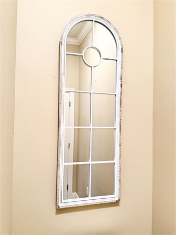 Distressed Wooden Mirror