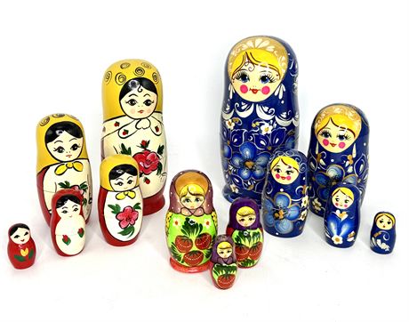 Russian Nesting Doll Lot