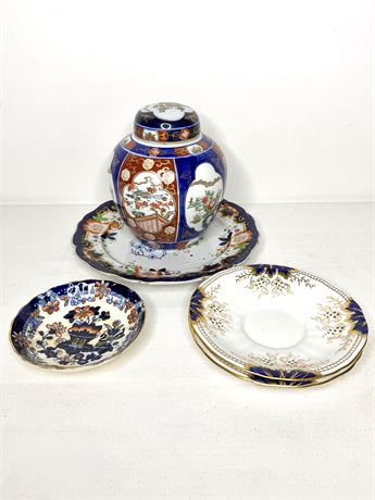 Lot of Vintage Porcelain Asian-Style Dishes