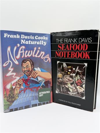 FRANK DAVIS ~ Pair (2) Naturally N’Awlins Cook Books