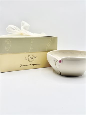 LENOX ~ Simply Said ~ Round Candy Dish