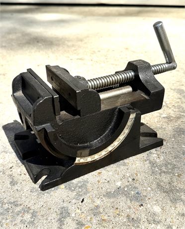 4" Cast Iron Tilting Vise / Drill Press