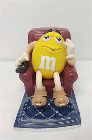 Vintage 1999 Yellow M&M Dispenser