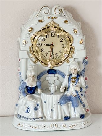 Porcelain Mantel Clock -