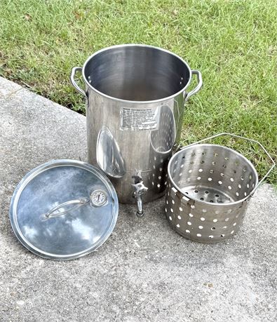 Stainless Steel Turkey Frier with Spigot