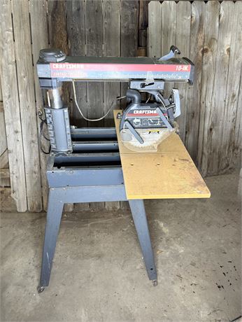 Craftsman Contractor Series 10” Radial Arm Saw on Stand