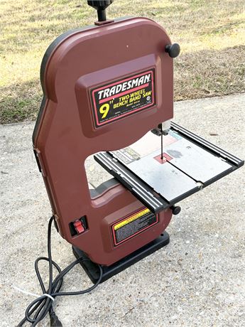 TRADESMAN ~ 9" Two-Wheel Bench Band Saw